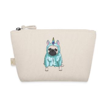 Mopsicorn Vol. 2 | Pug as unicorn - Organic Pouch - nature - Front