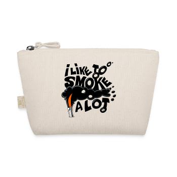 I like to smoke a lot - Organic Pouch - nature - Front