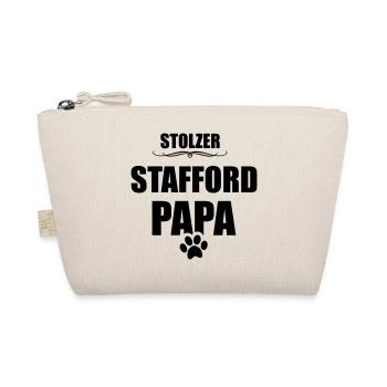 Stafford Dog - Stafford Mama - Stafford Papa - Dog - Bio-Täschchen - Natur - Vorne