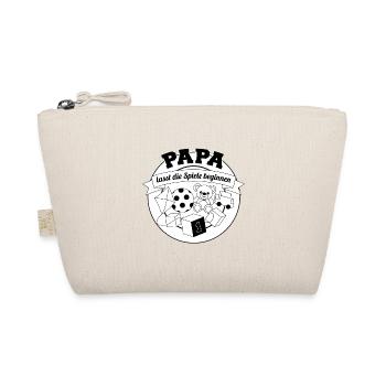 bester Papa - Lasst die Spiele beginnen- - Bio-Täschchen - Natur - Vorne