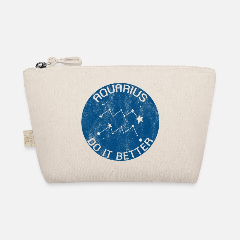Sternzeichen Wassermann / Zodiac Aquarius Bio-Täschchen