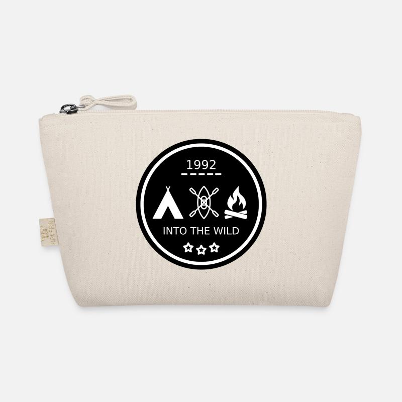 Into the Wild Abzeichen-Design Bio-Täschchen