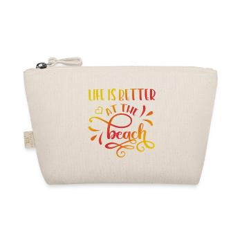 LIFE IS BETTER AT THE BEACH - Organic Pouch - nature - Front