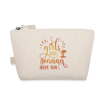 GIRLS ONLY WANT TO HAVE SUN - Organic Pouch - nature - Front
