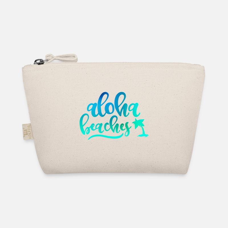 ALOHA STRäNDE - Bio-Täschchen - Natur