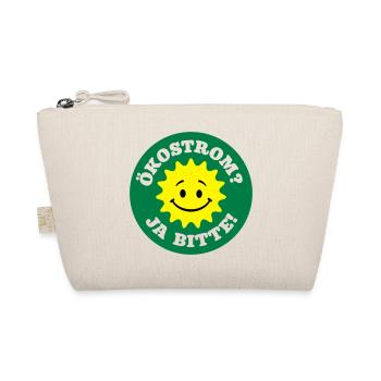 green electricity yes please, nuclear power no - Organic Pouch - nature - Front
