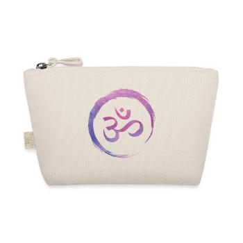 Yoga Zen Circle Om - Organic Pouch - nature - Front