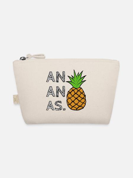 ANANAS. - Bio-Täschchen - Natur - Vorne