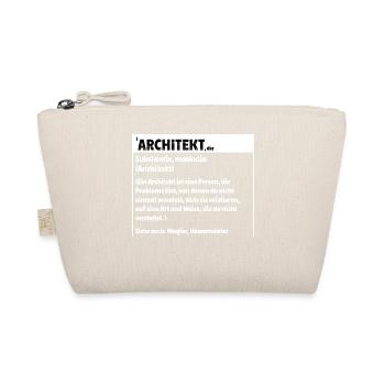 Architekt Definition - Bio-Täschchen - Natur - Vorne