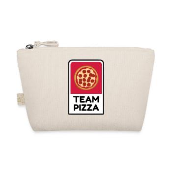 Team Pizza - das Pizza Team - Bio-Täschchen - Natur - Vorne