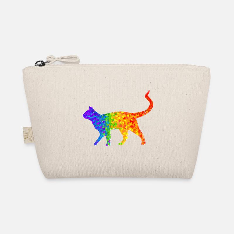 Regenbogen-Katze Bio-Täschchen
