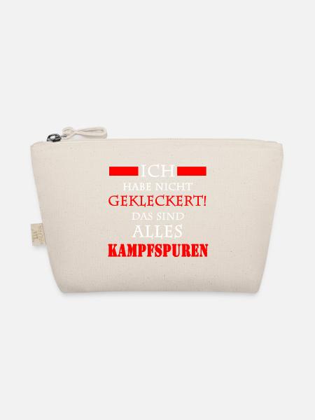 Kampfspuren - Bio-Täschchen - Natur