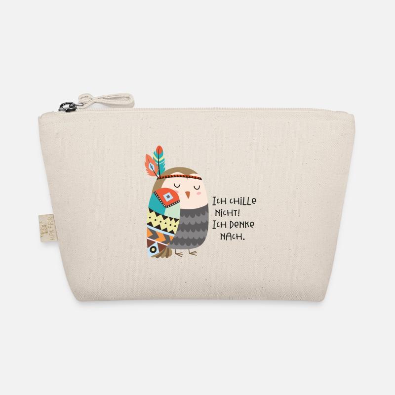 tribal Eule Bio-Täschchen