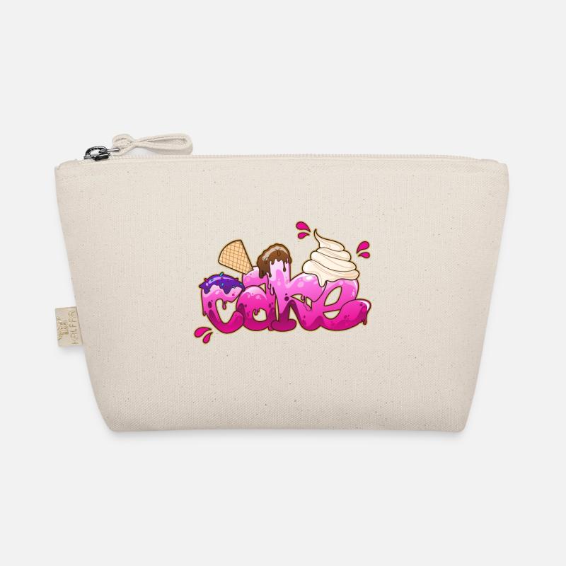 Cake Graffiti Schriftzug Bio-Täschchen
