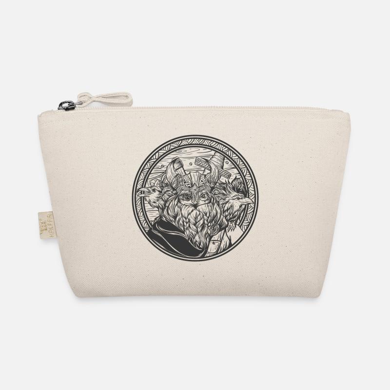 Odin with his ravens Organic Pouch