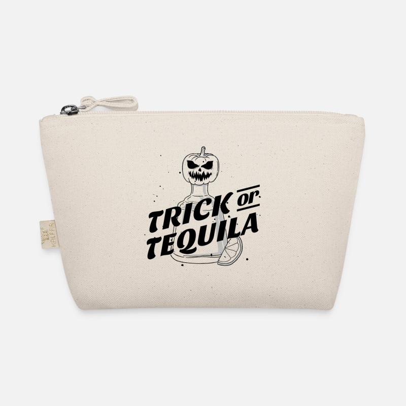 Halloween. Süßes oder Saures. Tequila. Lustig. Bio-Täschchen