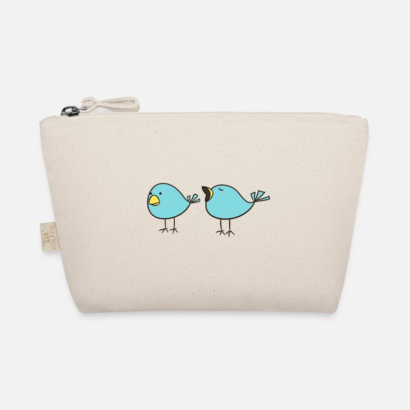 Bird Vogel Idee Geburtstag Geschenk T-Shirt Love Bio-Täschchen