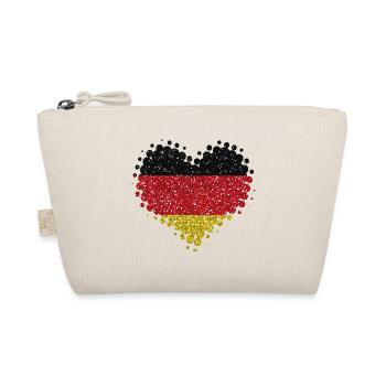 I love Germany - german pride home flag - Organic Pouch - nature - Front
