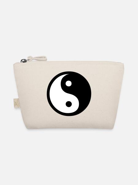 yin yang Wellness far east feng shui china - Organic Pouch - nature - Front
