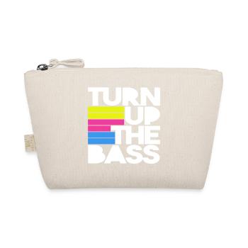 TURN UP THE BASS! - Bio-Täschchen - Natur - Vorne