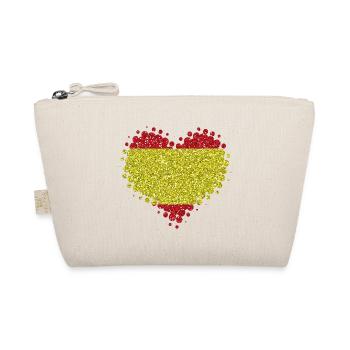 I love Spain - heart spanish pride home - Organic Pouch - nature - Front