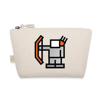 archery arrow bow crossbow target sports9 - Organic Pouch - nature - Front