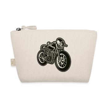 Café Racer moto 01_schwarz - Trousse biologique - nature - Devant