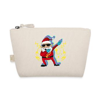 Dab Santa Geschenk Weihnachten Christmas Dabb - Bio-Täschchen - Natur - Vorne