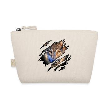 Wolf 2 in me - Organic Pouch - nature - Front