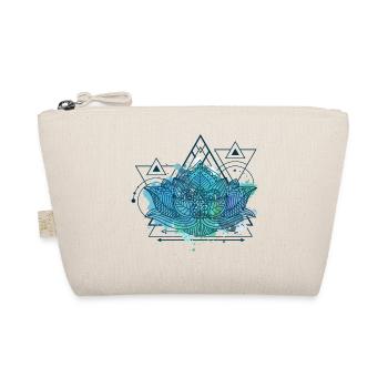 Lotus Triangle - Organic Pouch - nature - Front