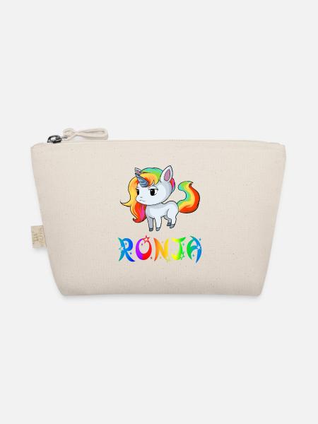 Ronja Einhorn - Bio-Täschchen - Natur - Vorne