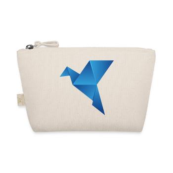 origami paper plane paper airplane13 - Organic Pouch - nature - Front