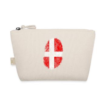 Dänemark Shirt · Flagge · DNA · Fingerabdruck - Bio-Täschchen - Natur - Vorne