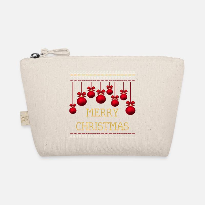 Merry Christmas Ugly Chrismas - Bio-Täschchen - Natur