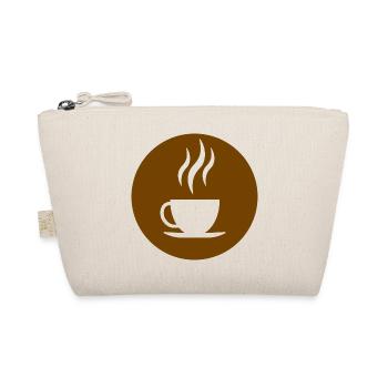 coffee cup beans cafe mug pot coffee beans95 - Organic Pouch - nature - Front