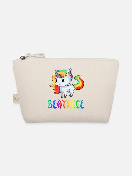 Einhorn Beatrice - Bio-Täschchen - Natur