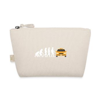 taxi driver evolution taxi driving car cab gift - Organic Pouch - nature - Front