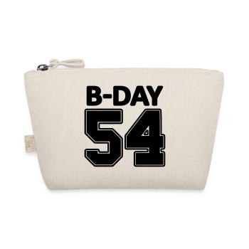 Numéro 54, numéro pour le numéro de chemise 54e anniversaire - Trousse biologique - nature - Devant