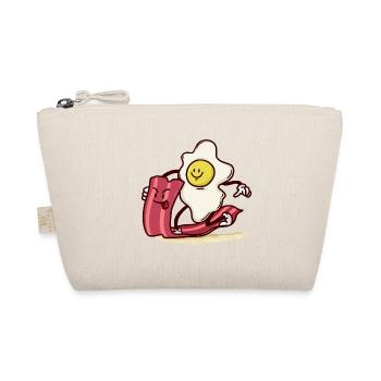 Egg rides bacon slice - Organic Pouch - nature - Front
