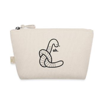 Knotted worm - Organic Pouch - nature - Front
