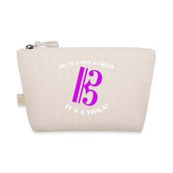 Violin viola - Organic Pouch - nature - Front