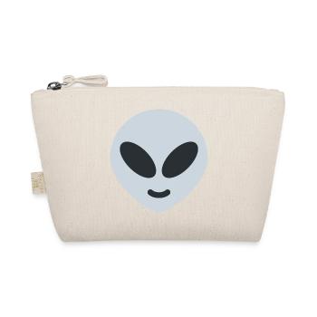 alien emoji - Organic Pouch - nature - Front