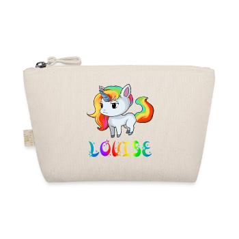 Einhorn Louise - Bio-Täschchen - Natur - Vorne
