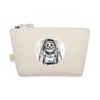 Panda Astronaut Bär Mond Wildtier Weltall - Bio-Täschchen - Natur - Vorne
