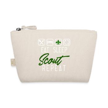 Eat Sleep Scout Repeat - Bio-Täschchen - Natur - Vorne
