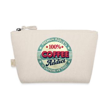 Coffee Addict - Bio-Täschchen - Natur - Vorne
