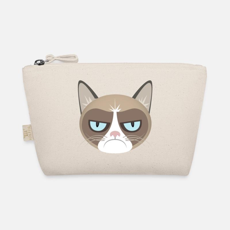 Grumpy Cat - Bio-Täschchen - Natur