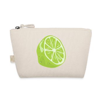 Limette Gesund Ernährung lecker Geschenk - Bio-Täschchen - Natur - Vorne