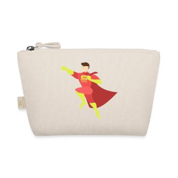 Superpapa als Geschenk - Bio-Täschchen - Natur - Vorne