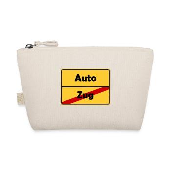 Führerschein Geschenk im Ortsschild Design! - Bio-Täschchen - Natur - Vorne